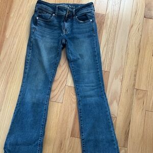American Eagle Outfitters Dark Blue Flare Jeans